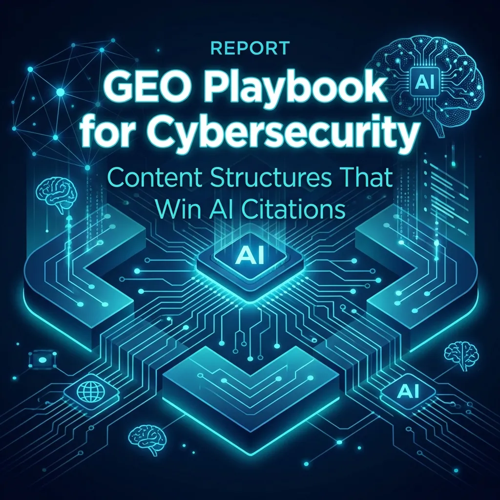 GEO Playbook for Cybersecurity: Content Structures That Win AI Citations
